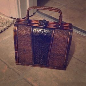 Small Wooden Purse (Antique)